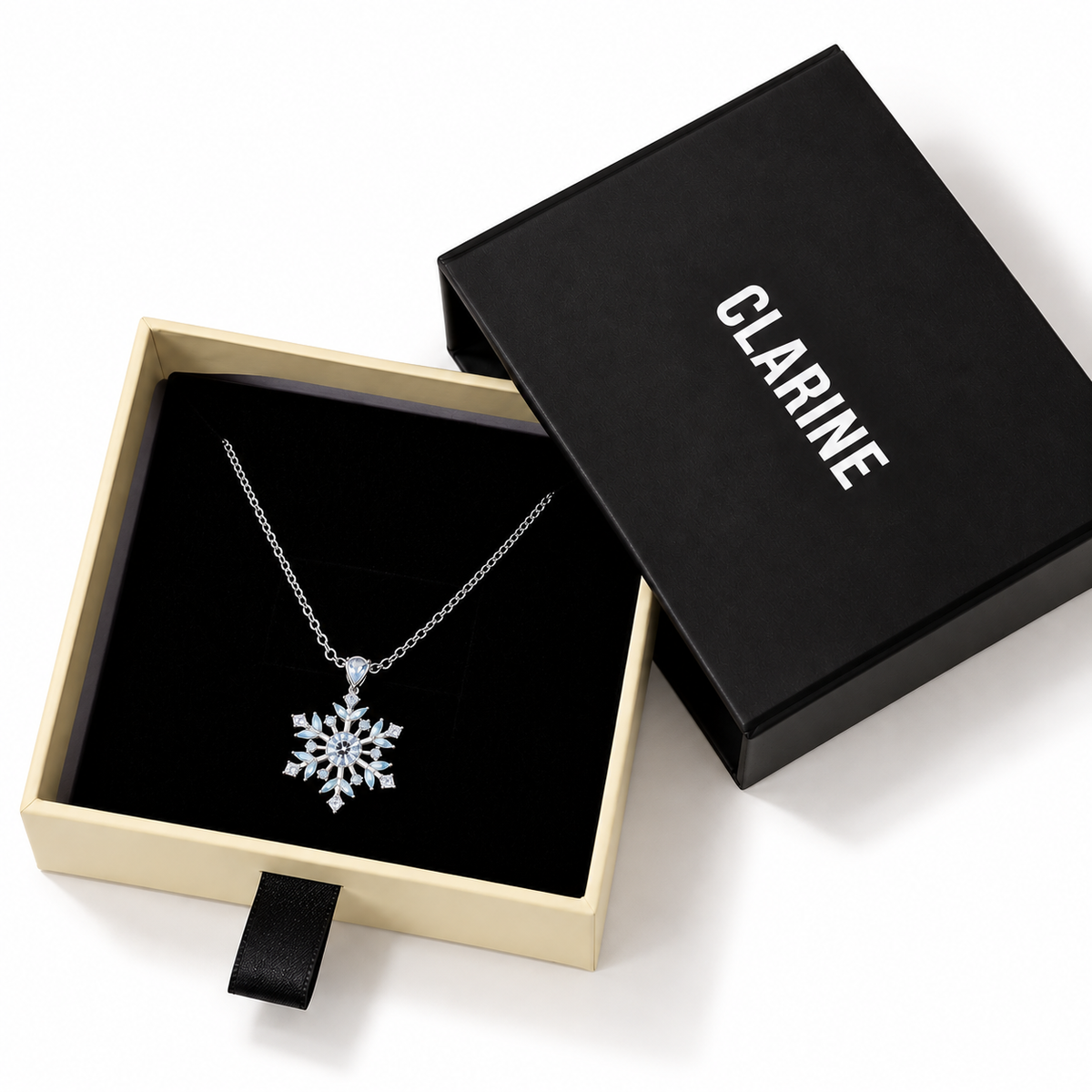 Frost: Glow-in-the-Dark Snowflake Necklace