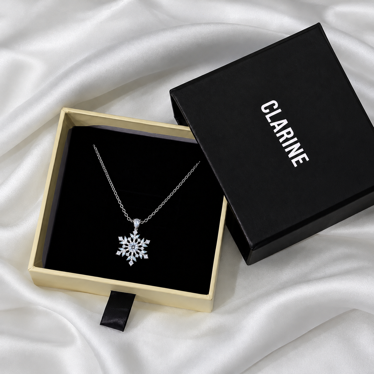 Frost: Glow-in-the-Dark Snowflake Necklace